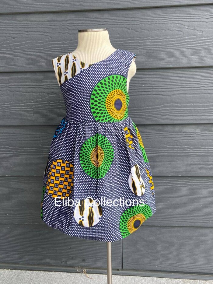 Girl's Ethnic Dressbaby Ankara Dress/Girl's Birthday Outfit/Infant Dress/Baby's First Christmas/Baby Shower Gift/Easter Outfit/ Baby Girl