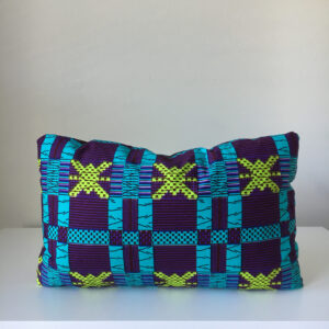 Ankara Throw Pillow, African Print Pillow Cover, Decorative Cushion, Geo Print, Accent Designer Lumbar