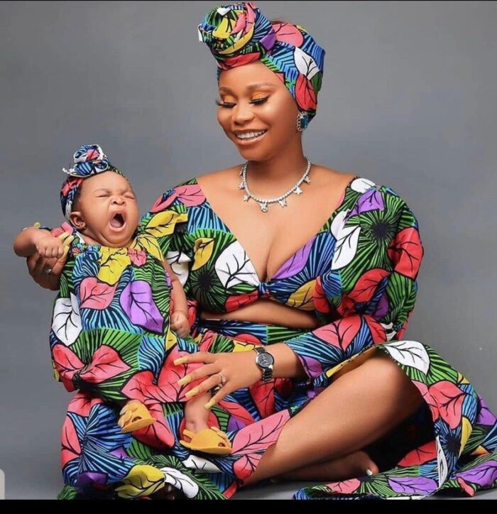 African Mother and Daughter Dress , African Women Clothing , Ankara Print 