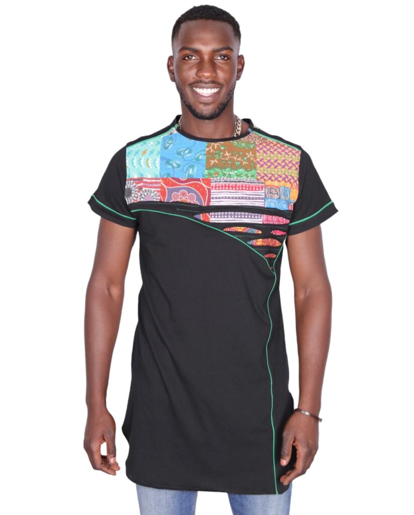 T-shirt Homme One Way Logo Africa - Taille S, Coton Noir, Neuf Avec étiquettes
