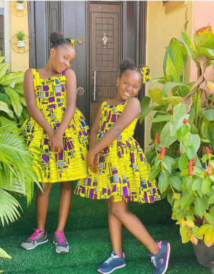 African Young Girls Dress