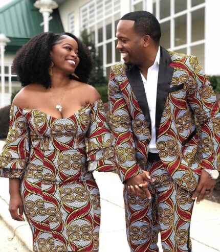 Stylish Matching African Outfits Couples