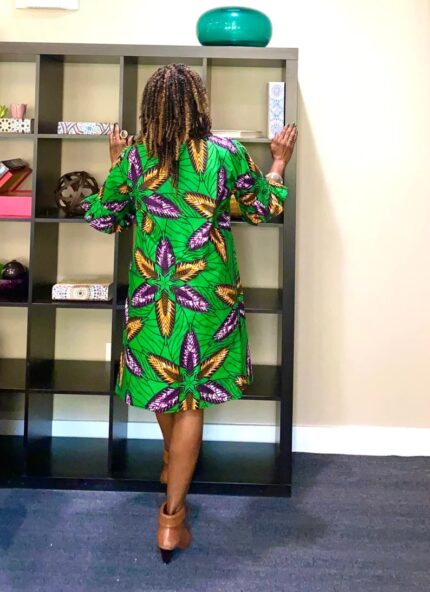 African Print Maternity Gown, African Maternity Dress by