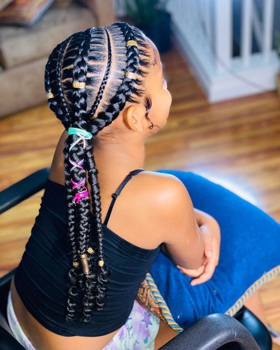 african hairstyles braids for kids