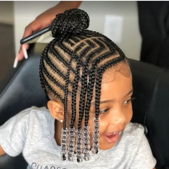 Kids cornrows | Natural hairstyles for kids, Kids hairstyles, Girls braided  hairstyles kids