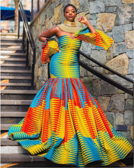 African ball gown African clothing