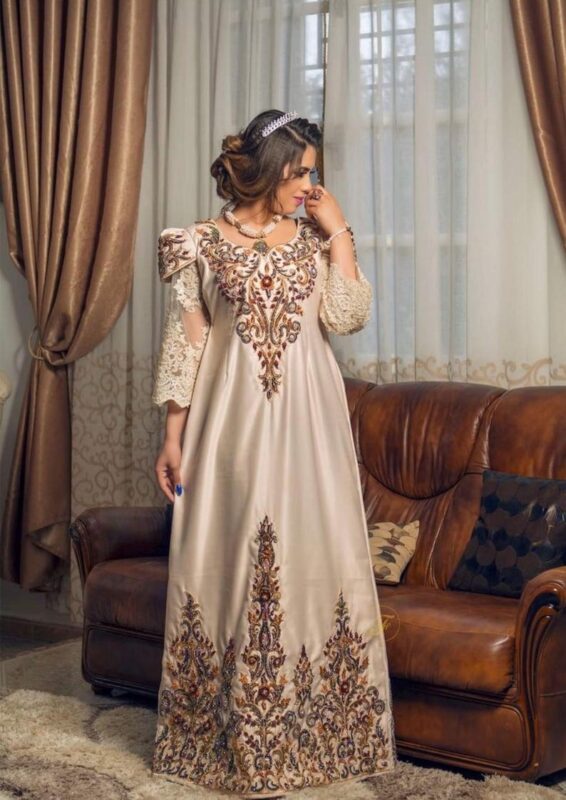 ALGERIAN TRENDS STYLES YOU MUST HAVE 148 Algerian-Gandoura-dress